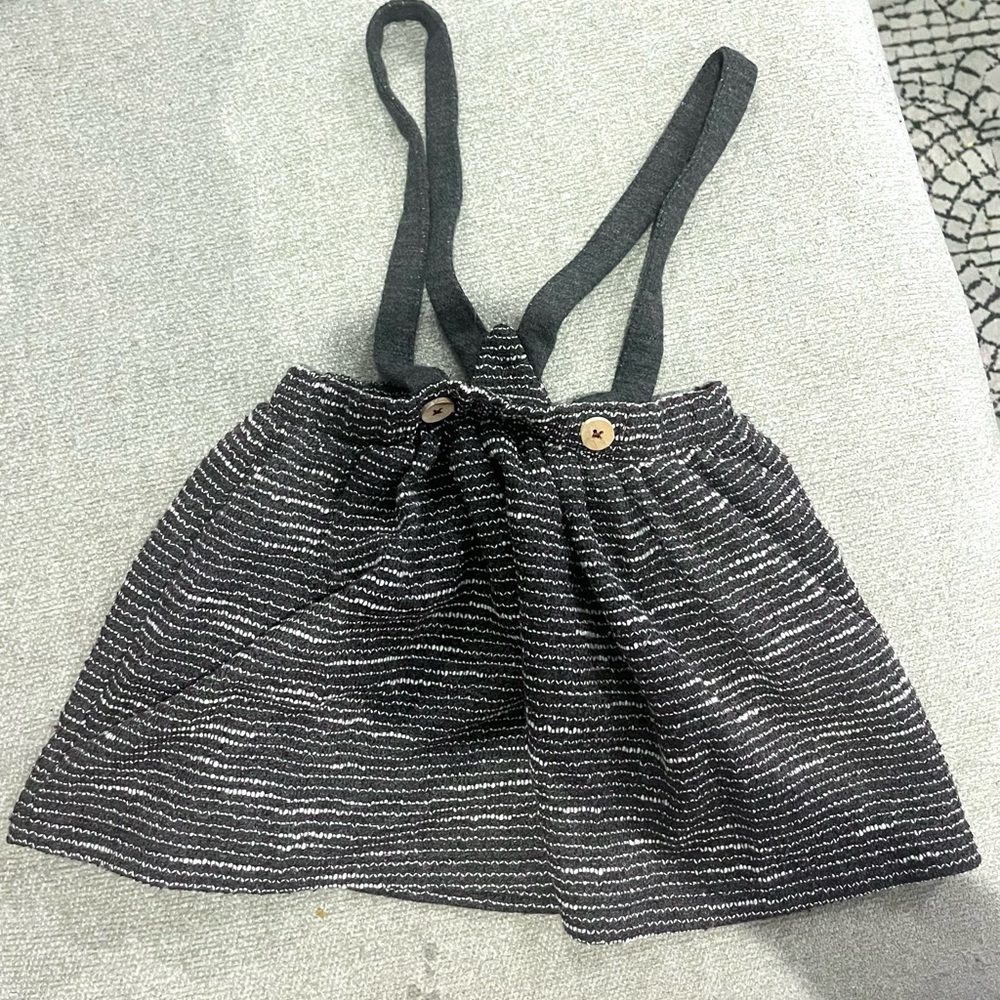 ZARA striped pinafore